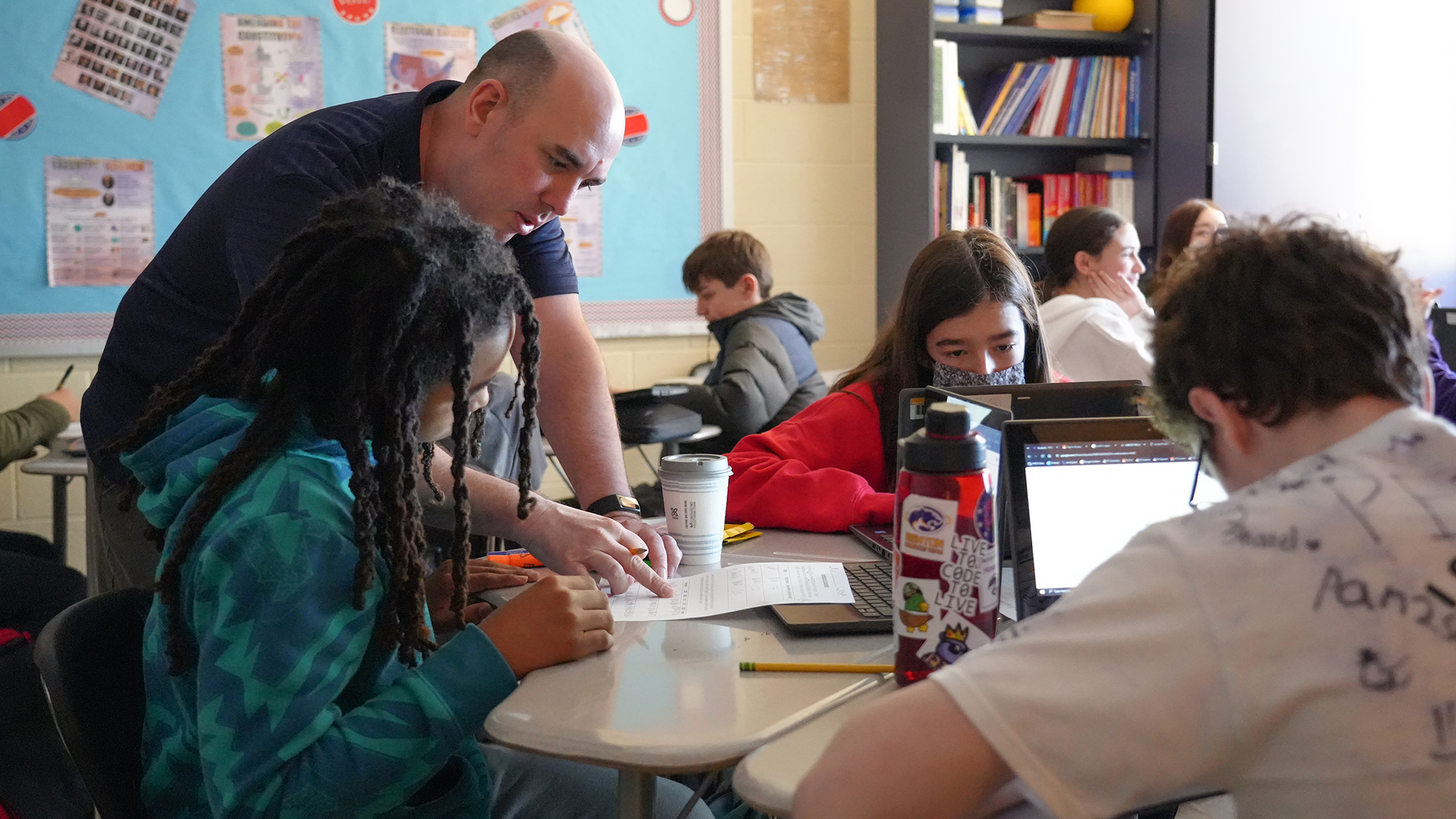 Benton Middle School Classroom